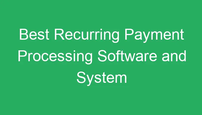 Payment Processor Software Installations In India