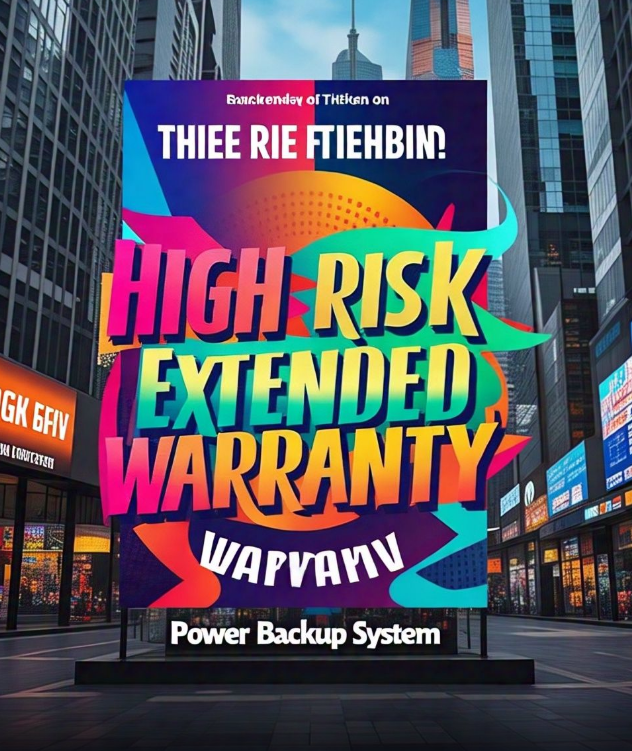 High Risk Extended Warranty For Power Backup Systems In India