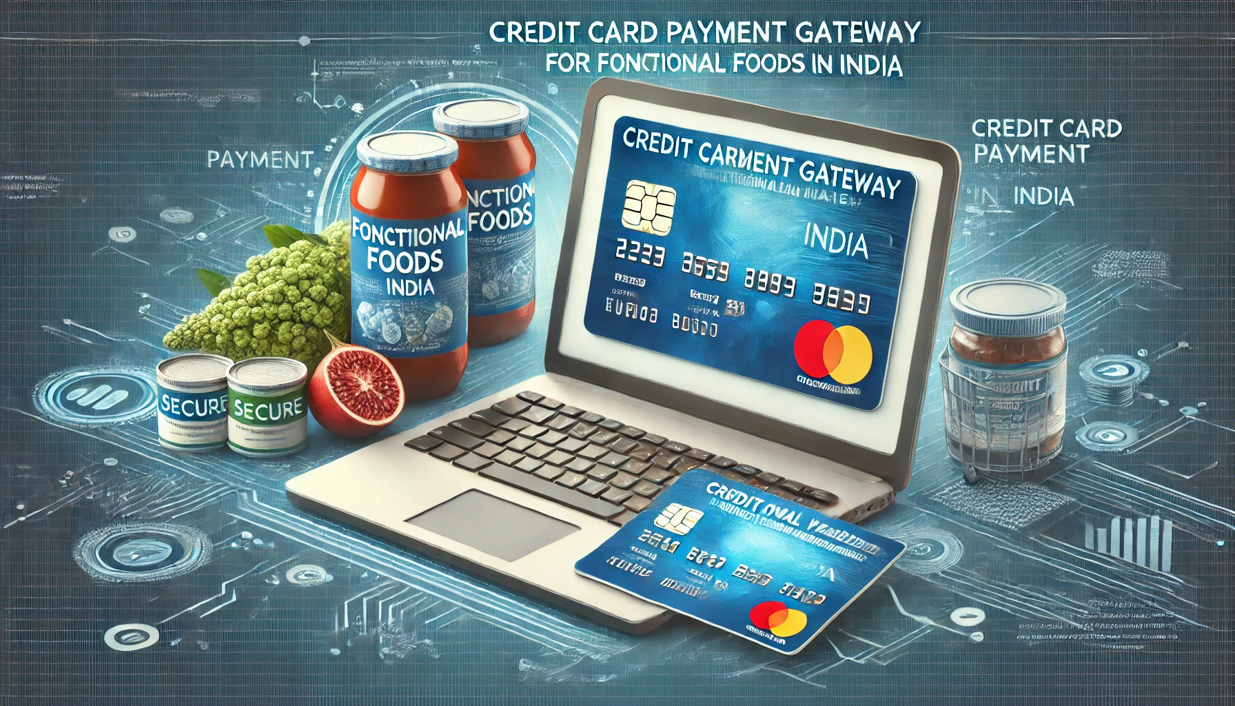 Credit card payment gateway for functional foods in India