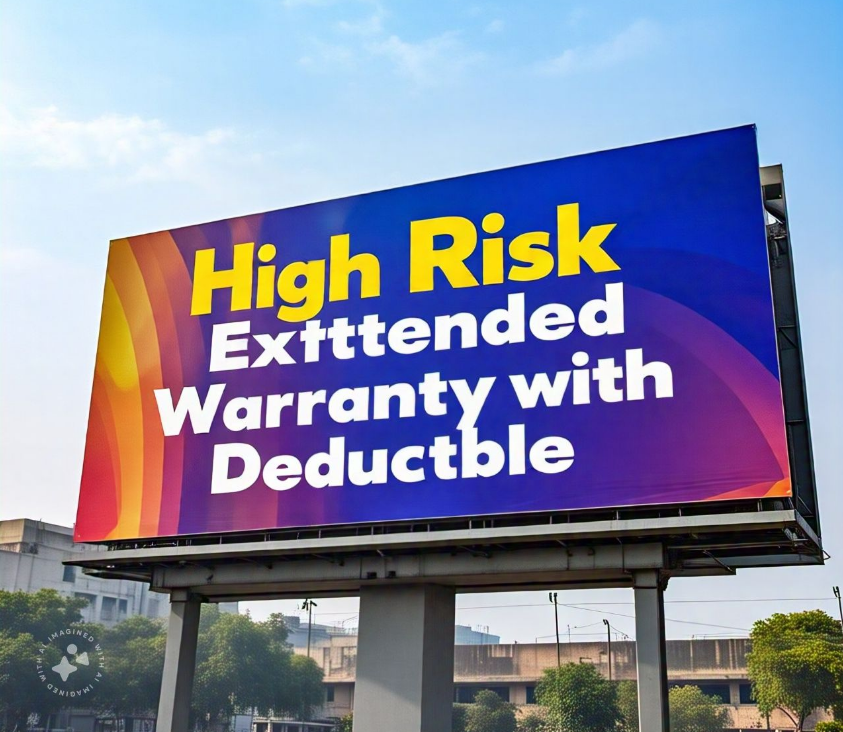 High Risk Extended Warranty With Zero Deductible In India