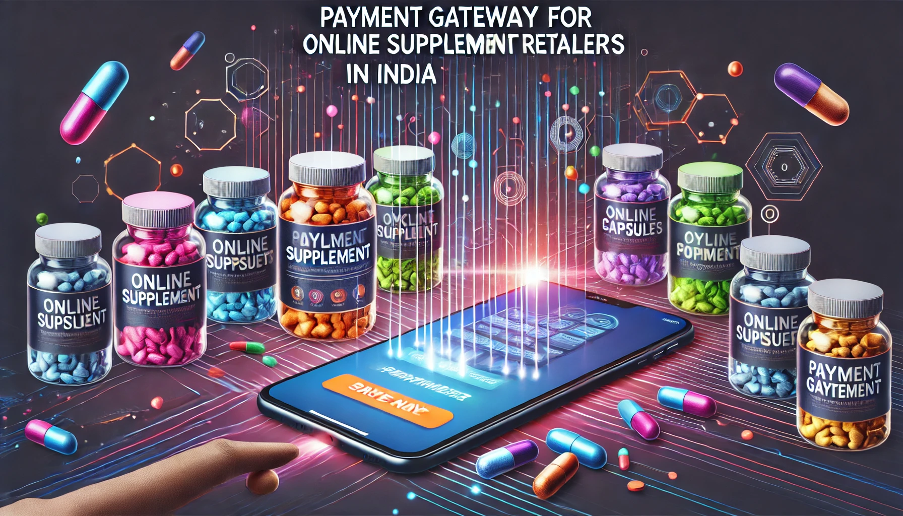 Payment Gateway for online supplement retailers in india