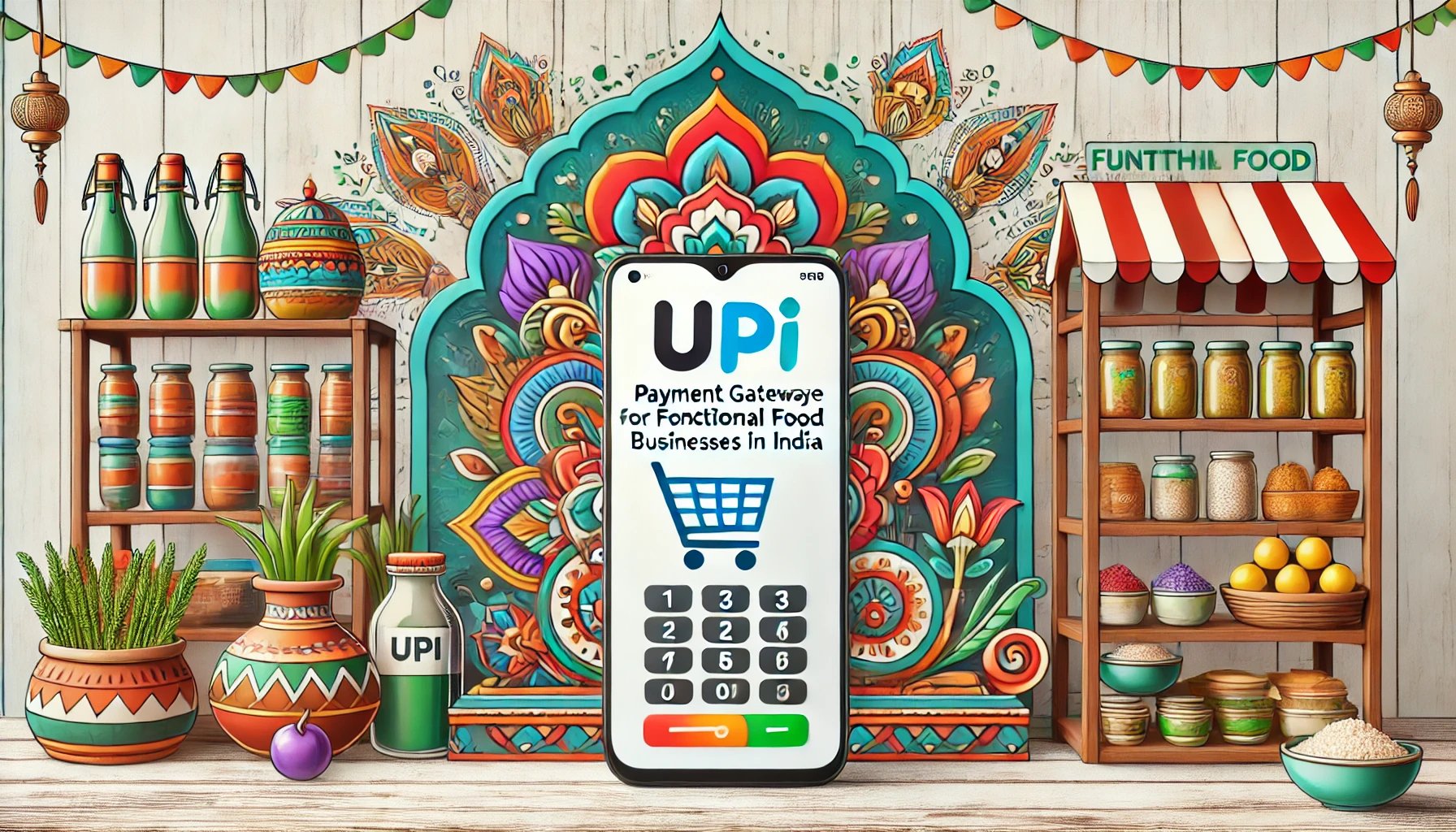 UPI payment gateway for functional food businesses in India