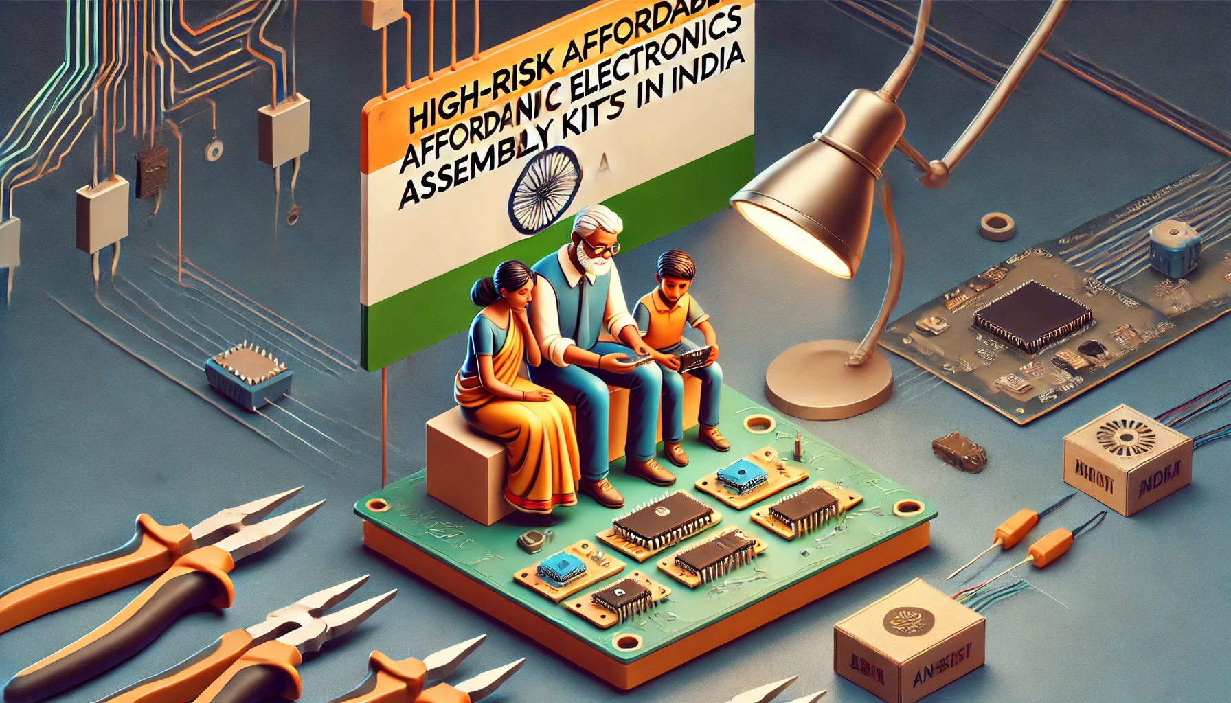 high-risk Affordable electronics assembly kits in india