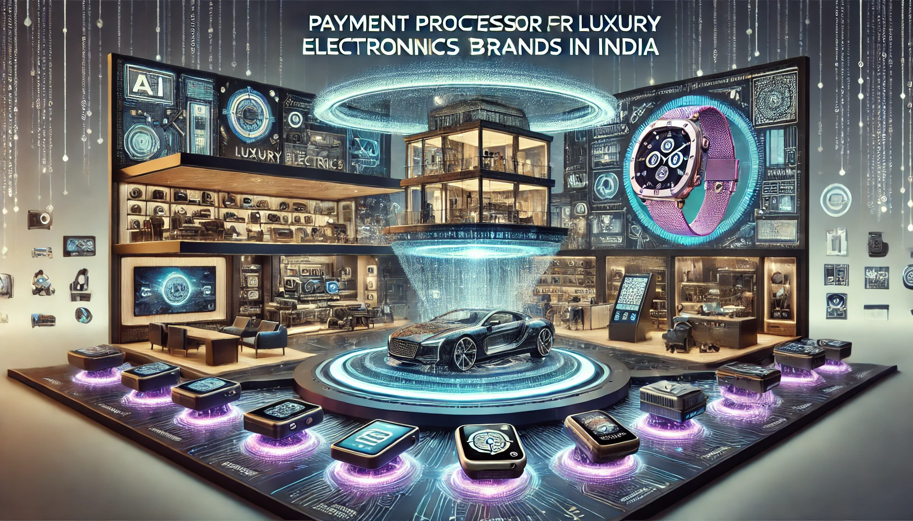 payment processor Luxury electronics brands India